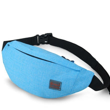Load image into Gallery viewer, TINYAT Casual Men Fanny Bag Women Shoulder Waist Pack Bag Pouch Travel Hip Bum Bag Canvas Belt bag fit 6.22 inch phone T201 Red