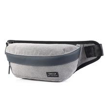 Load image into Gallery viewer, TINYAT Men Shoulder Waist Bag pack Black Canvas Chest Fanny Bag Handbag Belt Bag pack for phone money Women Travel Hip Pack Bum