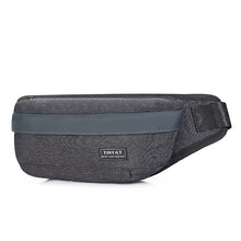 Load image into Gallery viewer, TINYAT Men Shoulder Waist Bag pack Black Canvas Chest Fanny Bag Handbag Belt Bag pack for phone money Women Travel Hip Pack Bum