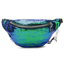 Load image into Gallery viewer, AIREEBAY Women Sequin Fanny Pack Fashion Female Waist Bag 2018 New Chest Pouch Shoulder Bag Glitter Bum Belts Bags Waist Packs