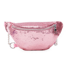 Load image into Gallery viewer, AIREEBAY Women Sequin Fanny Pack Fashion Female Waist Bag 2018 New Chest Pouch Shoulder Bag Glitter Bum Belts Bags Waist Packs