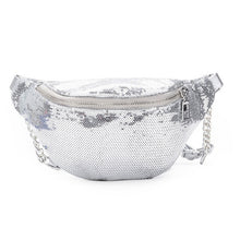 Load image into Gallery viewer, AIREEBAY Women Sequin Fanny Pack Fashion Female Waist Bag 2018 New Chest Pouch Shoulder Bag Glitter Bum Belts Bags Waist Packs