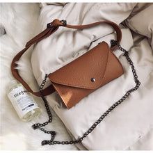 Load image into Gallery viewer, Miyahouse Trendy Waist Bags Classic Female Belt Pack For Women Mini Shoulder Bags PU Leather Simple Chain Belt Bags