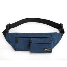 Load image into Gallery viewer, TINYAT Belt bag Men Women Waist bag pack Travel Phone Belt Pouch Multifunctional Fanny bag pack 4 pockets Canvas Casual Hip Bag