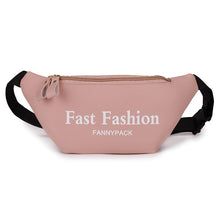 Load image into Gallery viewer, AIREEBAY 2019 Fashion Women Fanny Pack Black Female Waist Bags PU Leather Pink Small Belt Bag For Lady Travel Phone Chest Bags