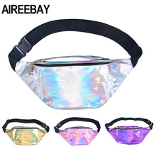 Load image into Gallery viewer, AIREEBAY Women's Waist Bag Belt Waterproof New Designer Waist Pack Shoulder Fanny Pack smartphone Chest Bag Small Travel Pouch