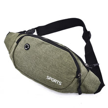 Load image into Gallery viewer, AIREEBAY Nylon Waist Pack Men Women Fashion Multifunction Fanny Pack Bum Bags Hip Money Belt Travel For Mobile Phone Bag Unisex