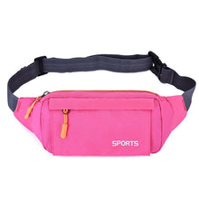 Load image into Gallery viewer, AIREEBAY Waist Pack Women Running Waterproof Waist Bag Mobile Phone Holder Men Gym Fitness Travel Pouch Belt Pink Chest Bags