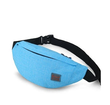 Load image into Gallery viewer, TINYAT Male Men Waist Bag Pack Casual Functional Money Phone Belt Bag T201 Gray Black Women Bag for Belt Canvas Hip Bag Fanny
