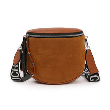 Load image into Gallery viewer, DAUNAVIA Shoulder Bag Cross Body Bag For Women Messemger Bags Pu Leather Designer Fashion Leisure Brand Lady Semicircle Saddle