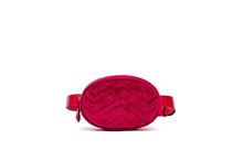 Load image into Gallery viewer, Women&#39;s Elliptical Fanny Pack Velvet PU Leather Belt Bags Mini Waist Packs GG Belt Bag Waist Customized Logo Supported