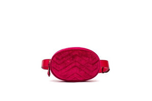 Women's Elliptical Fanny Pack Velvet PU Leather Belt Bags Mini Waist Packs GG Belt Bag Waist Customized Logo Supported